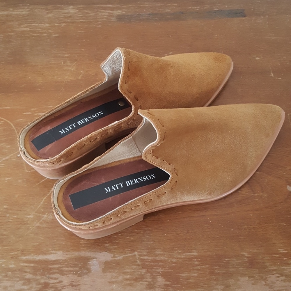 Leather Slip on Booties